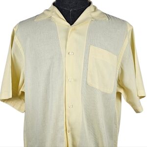 Polo Ralph Lauren Caldwell Yellow Button Down Casual Vacation Size L